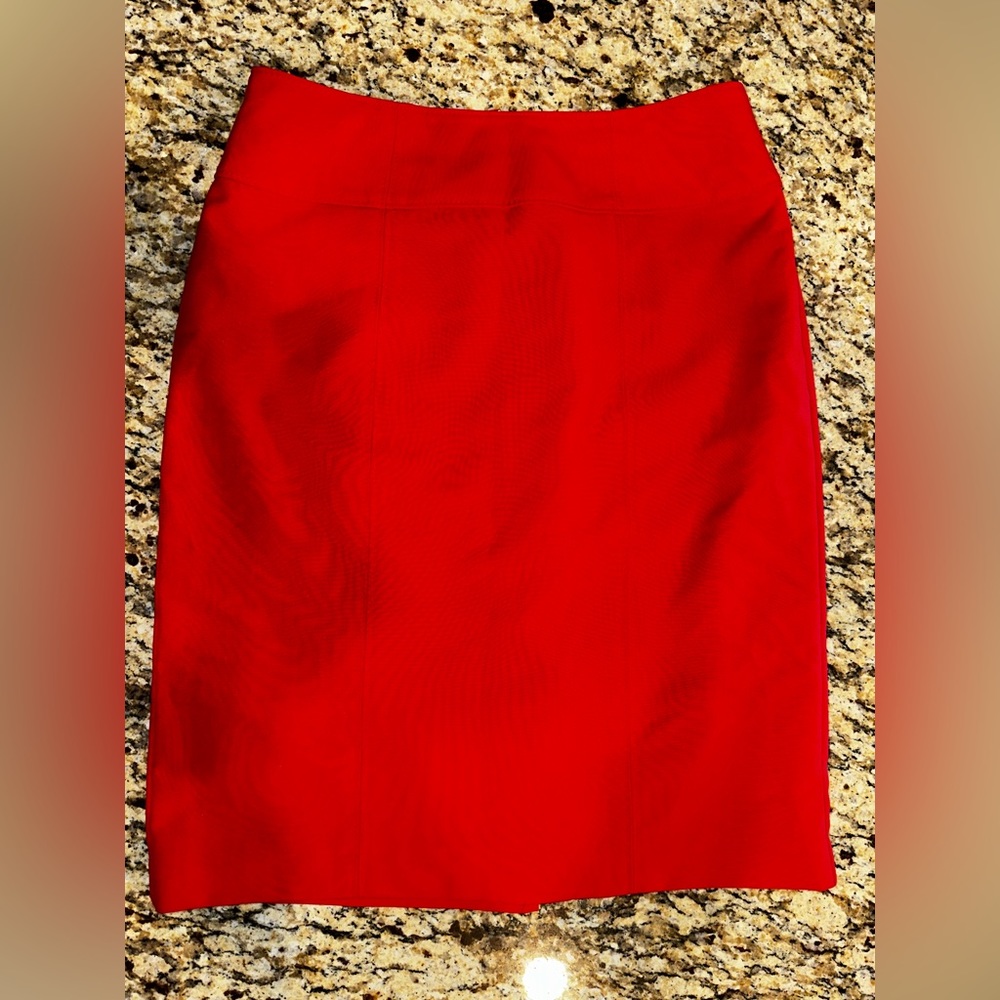 Worthington Red Pencil Skirt Size 4